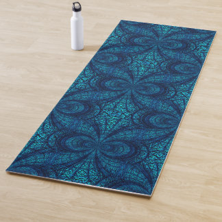 Blue Teal Yoga Mat