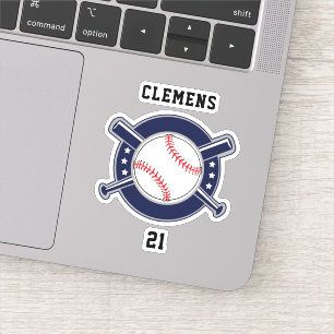 Blue Team Custom Name Ball Game Baseball Logo