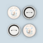 Blue Teddy Bear Stars Baby Shower<br><div class="desc">Our "Blue Teddy Bear" baby shower collection features cute baby bear with moon,  clouds and balloons coupled with elegant script "Bearly wait". This collection comes in two basic colours and numerous background combinations that you can adjust to your needs. Check our store for more matching items from this collection.</div>