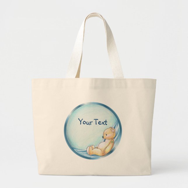 Blue Teddybear Bag (Front)