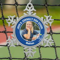 Blue Tennis Player Photo High School Spirit