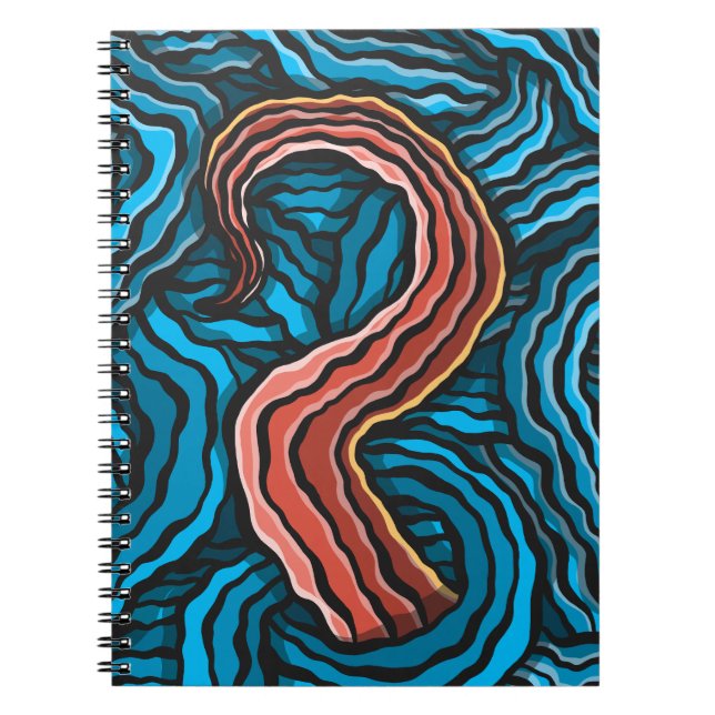 Blue Tentacle Notebook (Front)