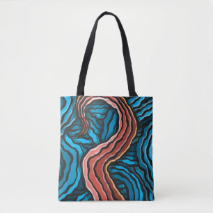 Blue Tentacle Tote Bag