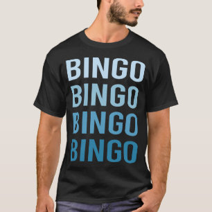 Blue Text Bingo T-Shirt