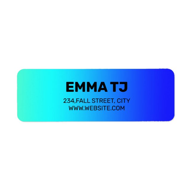 BLUE TEXTURE ABSTRACT SIMPLE MINIMAL TEXT STYLE (Front)