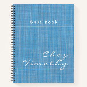 Blue Texture Notebook