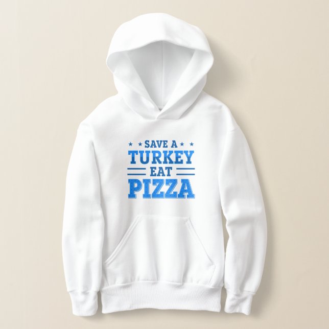 blue thanksgiving save turkey pizza  (Laydown)
