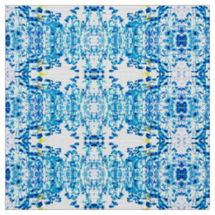 Blue Thistle Fabric