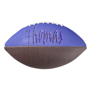 Blue Thomas Name Logo, Football