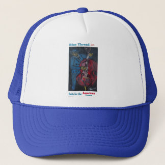 Blue Thread Suits Trucker Hat