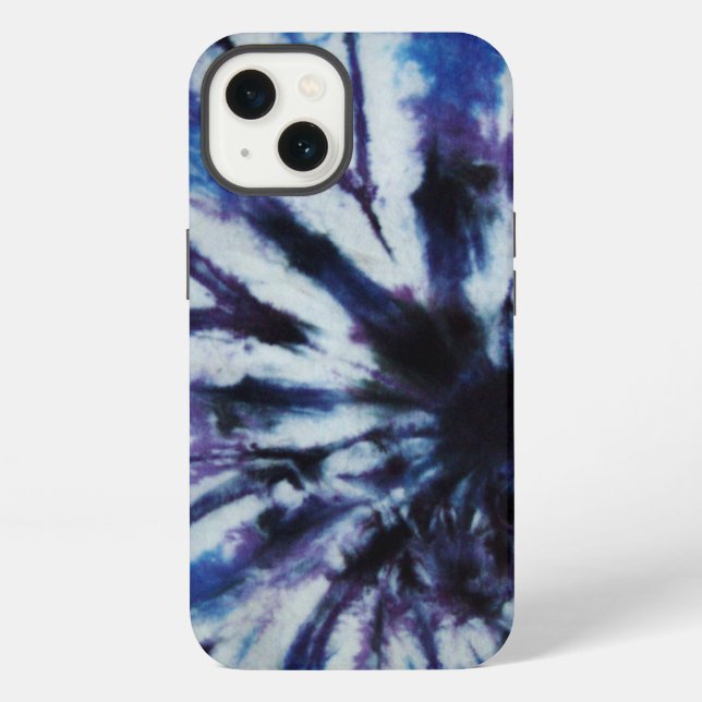 Blue Tie Dye Case-Mate iPhone Case (Back)