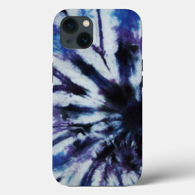 Blue Tie Dye Case-Mate iPhone Case (Back)