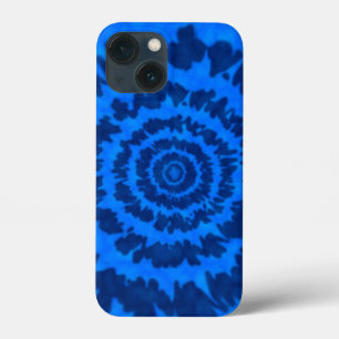 Blue Tie Dye iPhone Case