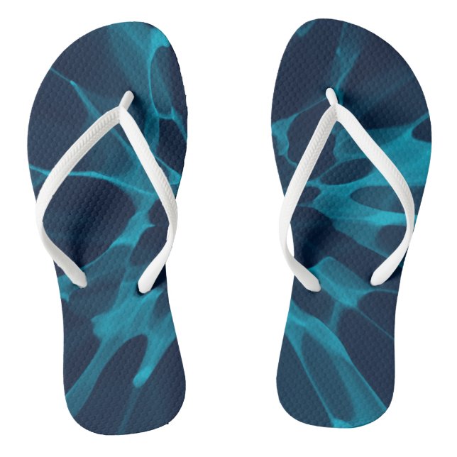 Blue Tie-dye Jandals (Footbed)