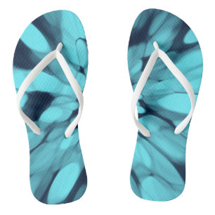 Blue Tie-dye Jandals