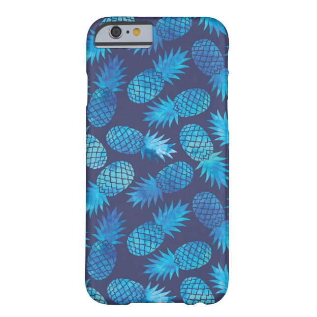 Blue Tie Dye Pineapples Case-Mate iPhone Case (Back)