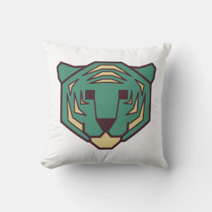 Blue Tiger Head Cushion
