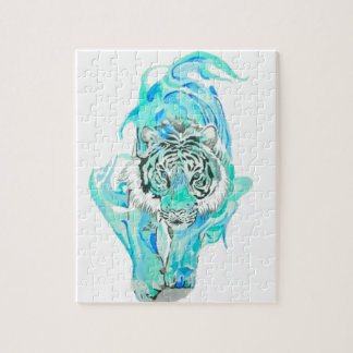 blue tiger jigsaw puzzle