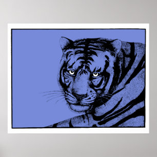 BLUE TIGER POSTER