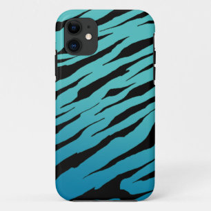 Blue Tiger Stripe iPhone5/5S Cases