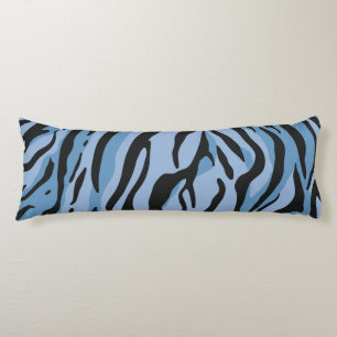 Blue Tiger Stripes Body Cushion