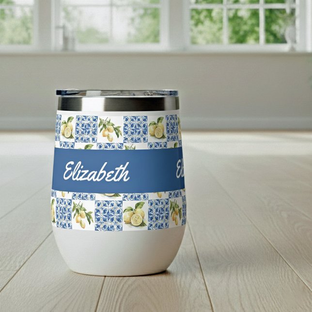 Blue Tile French Country Lemon Pattern Name (Creator Uploaded)