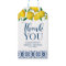 Blue Tile Italian Lemon Wedding Thank You Gift Tag