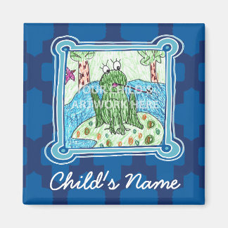 Blue Tile Magnet  $3.65