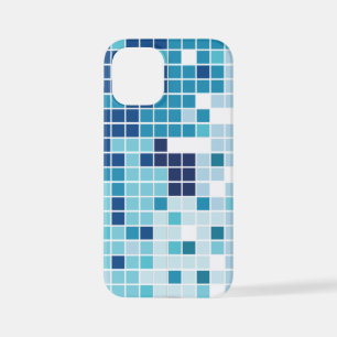 blue, tile, mosaic iPhone 12 mini case