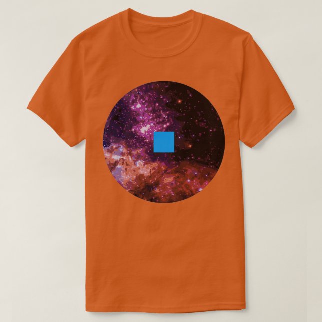 Blue Tile Zima Universe  T-Shirt (Design Front)