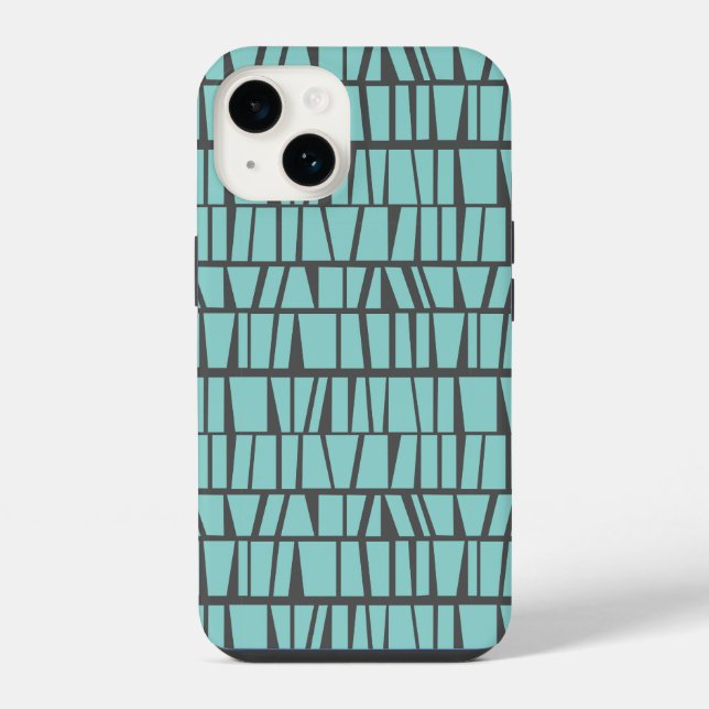 Blue Tiles iPhone Case (Back)