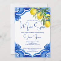 Blue tiles lemons main squeeze bridal shower