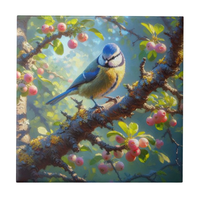 Blue tit 1 tile (Front)
