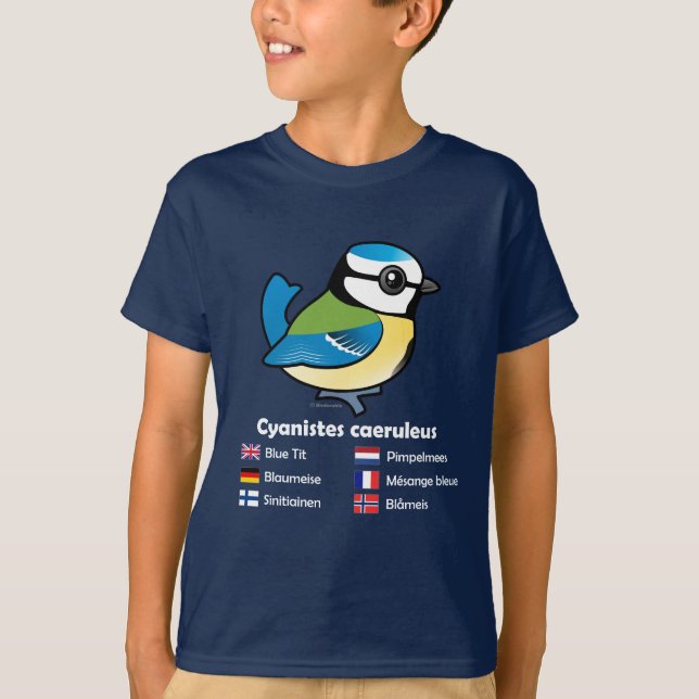 Blue Tit International T-Shirt (Front)