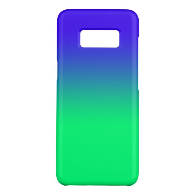 Blue to Green Ombre Phone Case (Back)
