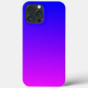 Blue to Magenta Bright Ombre iPhone 13 Pro Max Case