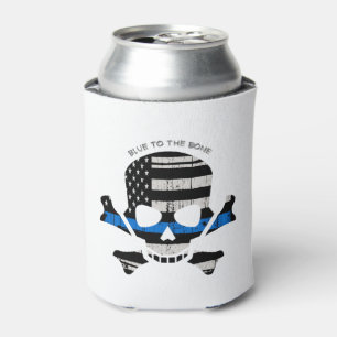 Blue to the Bone (colour) Can Cooler