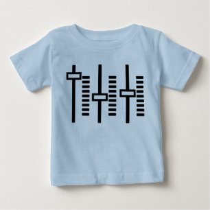 Blue Toddler DJ Deejay baby House Music volume edm T-Shirt