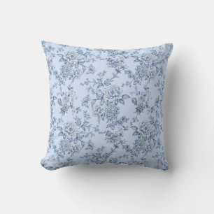 Blue Toile Cushion
