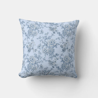 Blue Toile Cushion