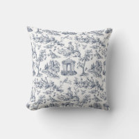 Blue Toile de Jouy, French country style