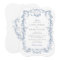 Blue Toile De Jouy Wedding Invitation Chinoiserie 