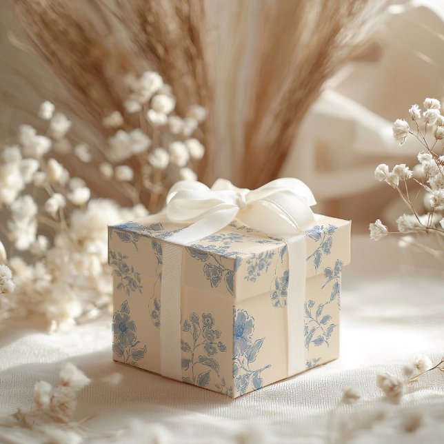 Blue toile Easter Wrapping Paper (Creator Uploaded)