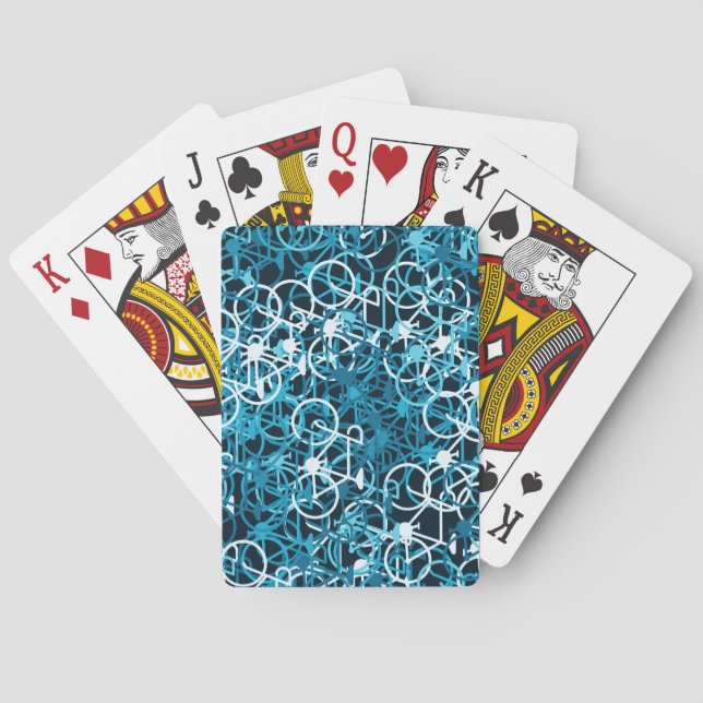 Blue Tone Themed Playing Cards (Back)