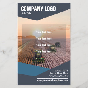 Blue tones Customisable 5.5"x8.5" Flyer