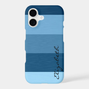 Blue Tones Stripes Background
