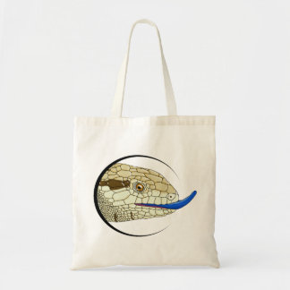 blue tongued skink (ij) tote bag
