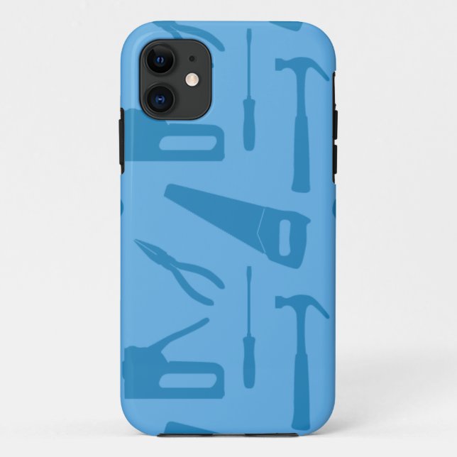 blue tools iphone case cover (Back)