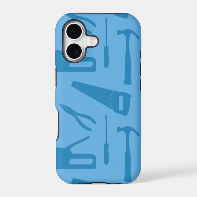 blue tools iphone case cover (Back)