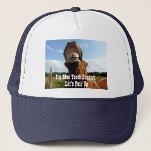 Blue Tooth Enabled Horse Trucker Hat